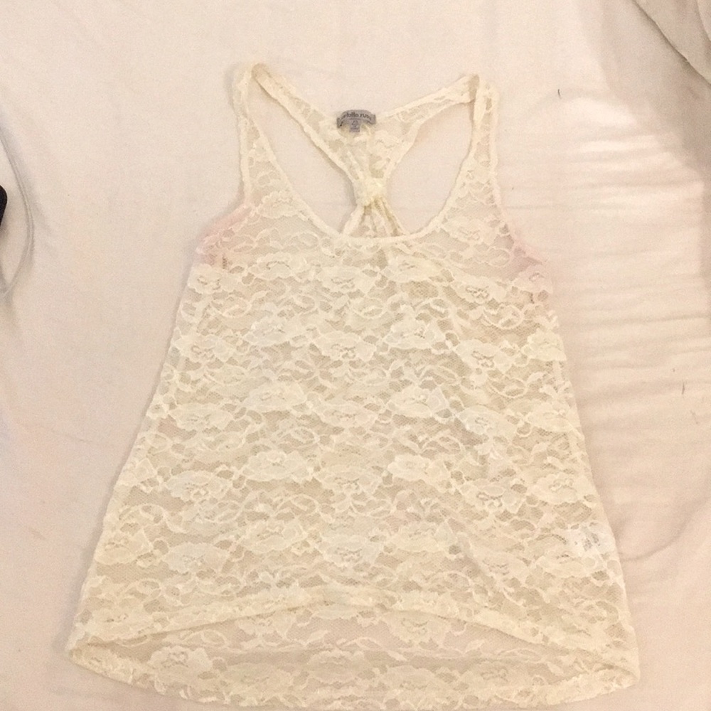 Charlotte Russe lace tank